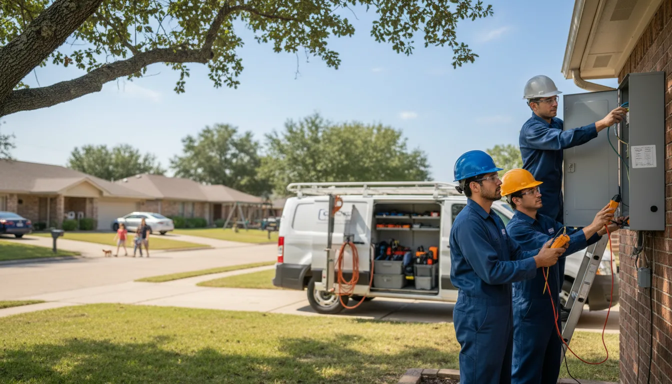 Certified electrician providing emergency electrical services in Lincolnville, KS